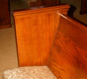 Finished Church Pew